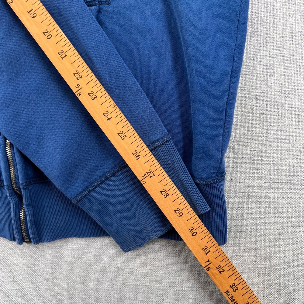 VTG Y2K Hollister So Cal Malibu Beach Full Zip Hoodie Women XL Blue Coastal Fade - Picture 10 of 11